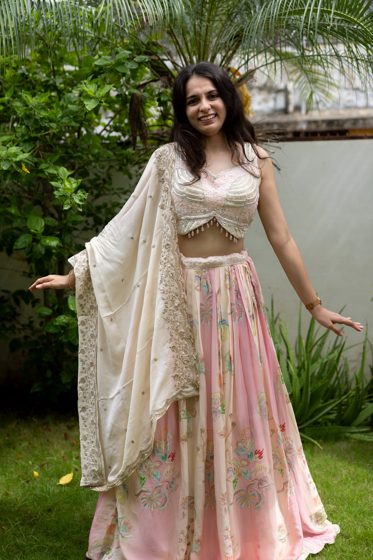 Rose Blush Lehenga Set