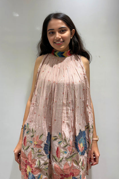 Floral Cascade Kurti Set