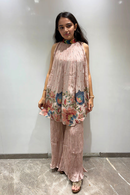 Floral Cascade Kurti Set