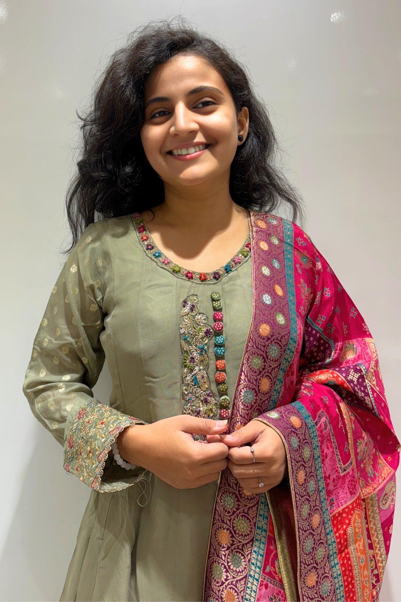 Timeless Embroidered Anarkali Set