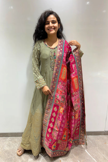 Timeless Embroidered Anarkali Set