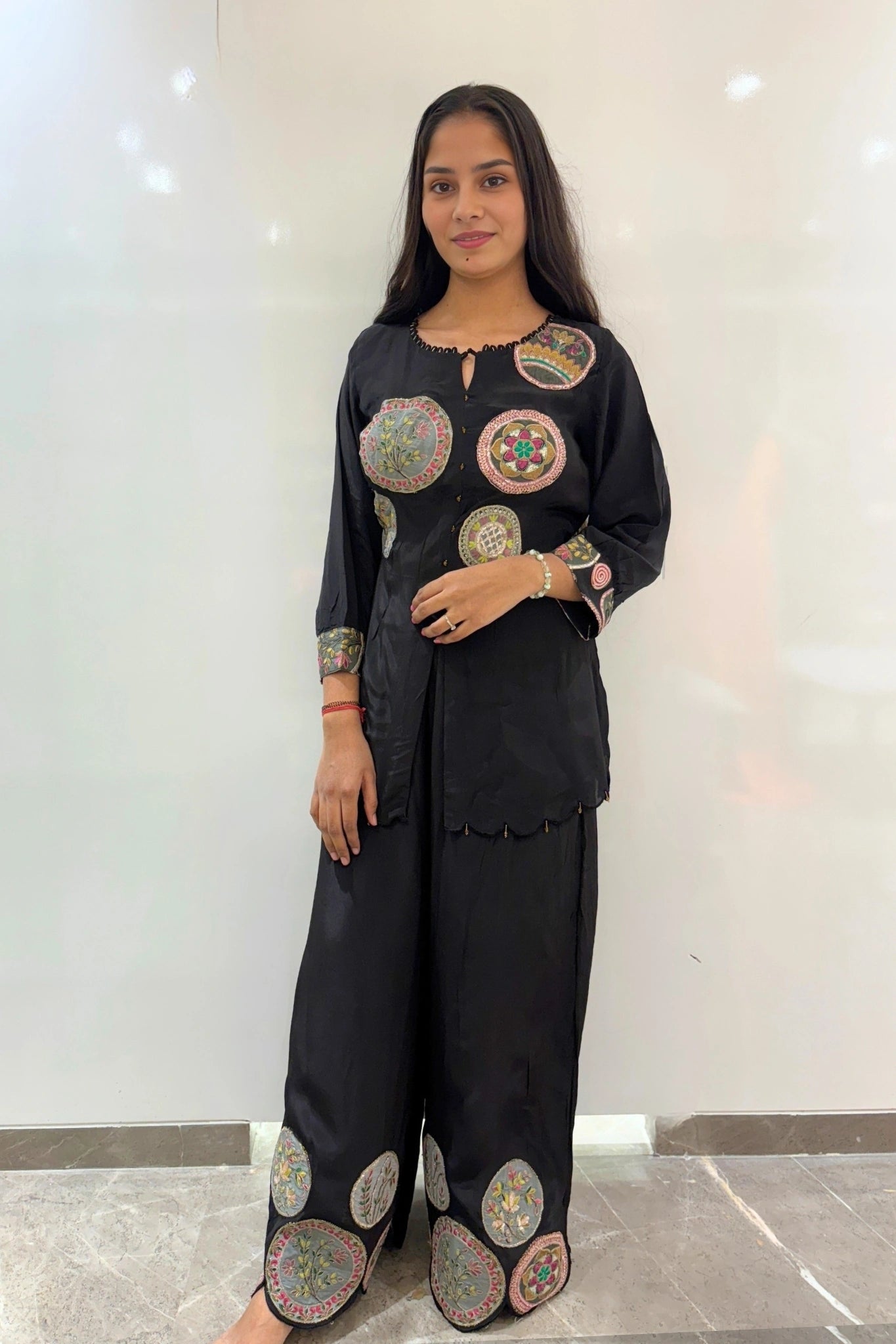 Mirror Motif Palazzo Set