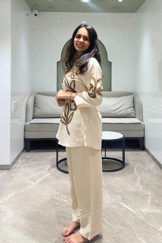 Champagne Bloom Co-ord Set