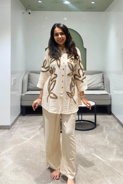 Champagne Bloom Co-ord Set