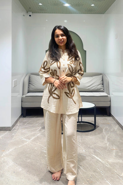 Champagne Bloom Co-ord Set