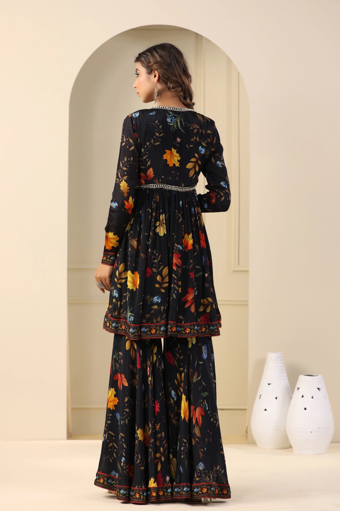 Midnight Floral Salwar Suit