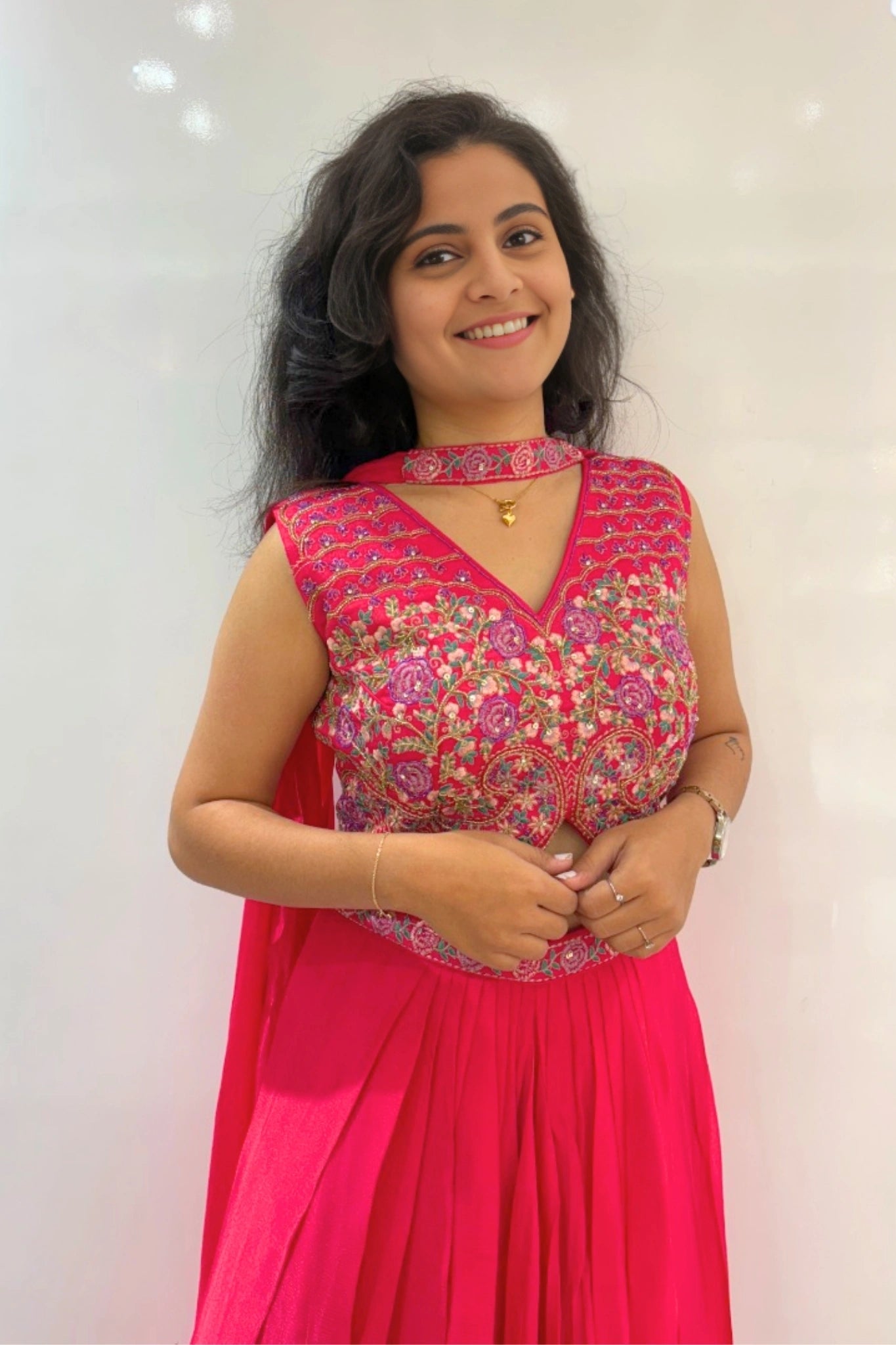 Embroidered Regal Drape