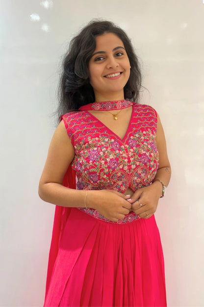 Embroidered Regal Drape