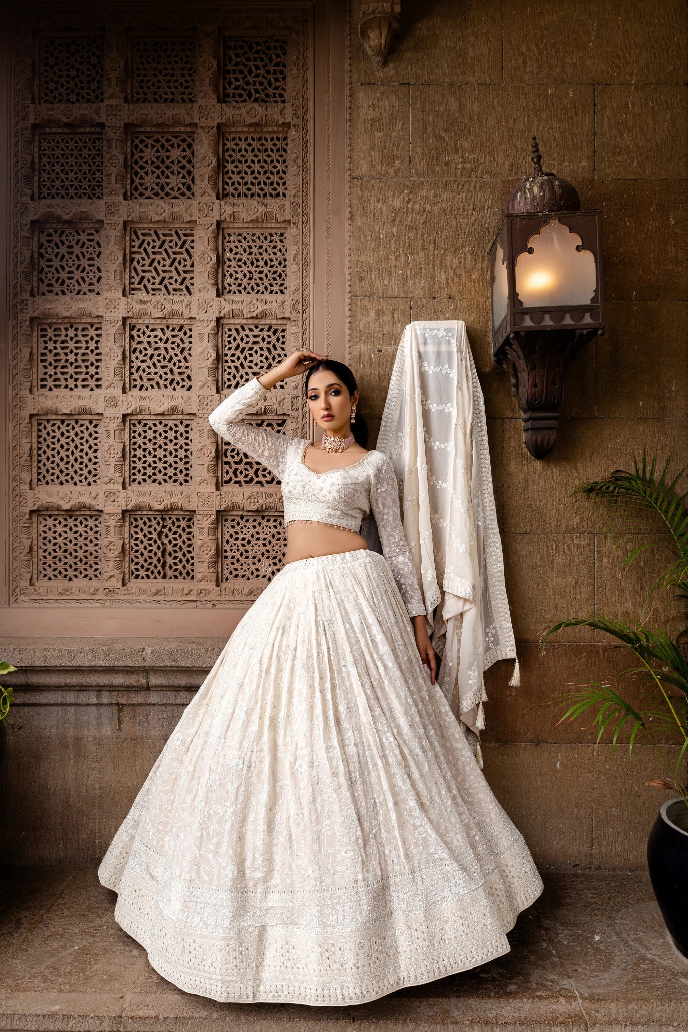 Ivory Elegance Lehnga Choli