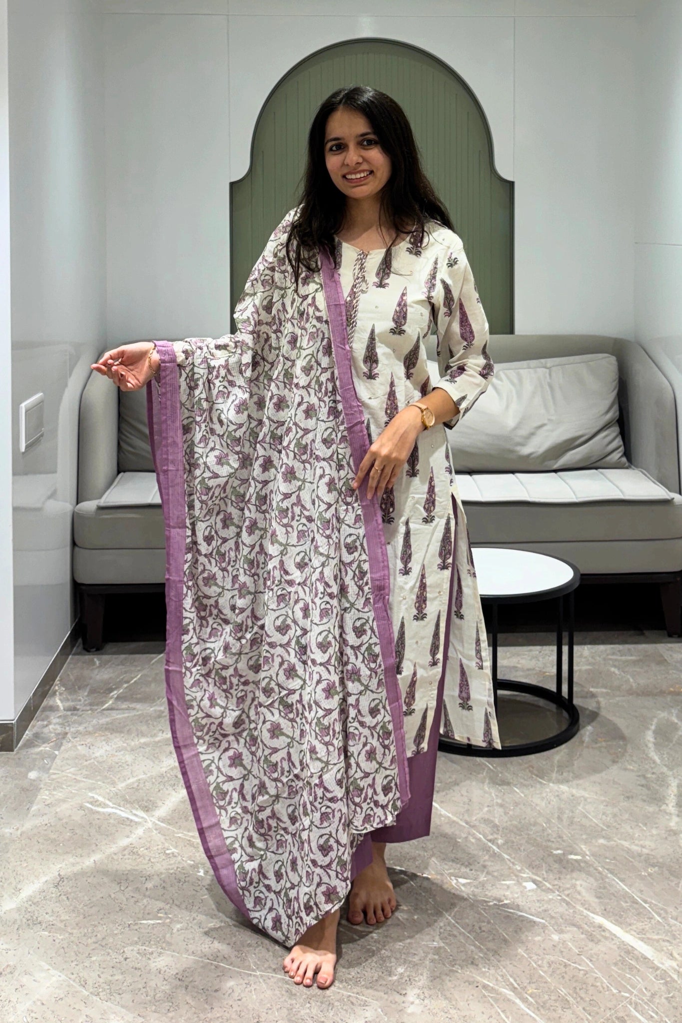 Lilac Mist Cotton Set