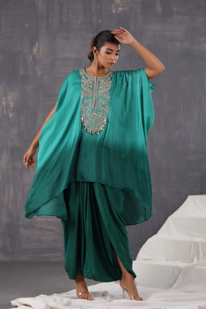 Emerald Flow Kurti Set