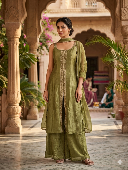 The Regal Slit-Cut Sharara Ensemble