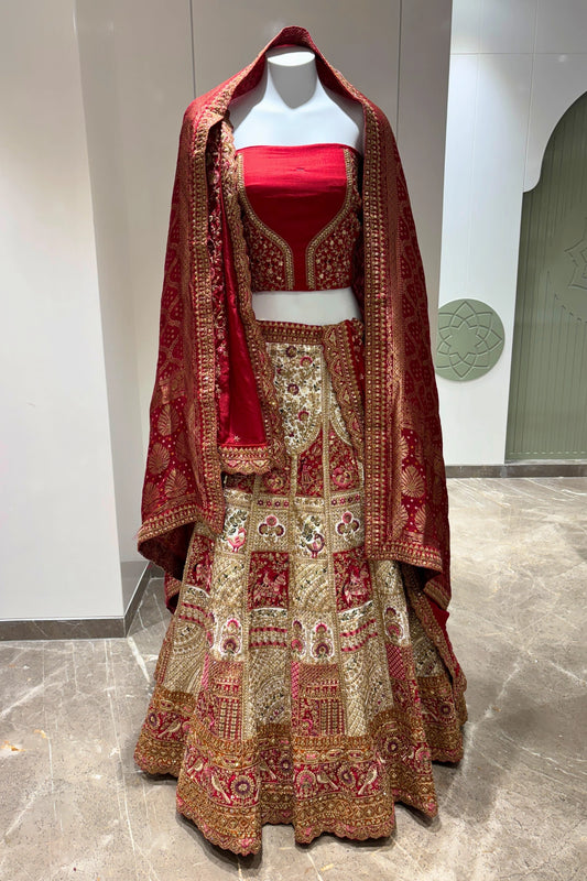 Majestic Tapestry Embroidered Lehenga Set