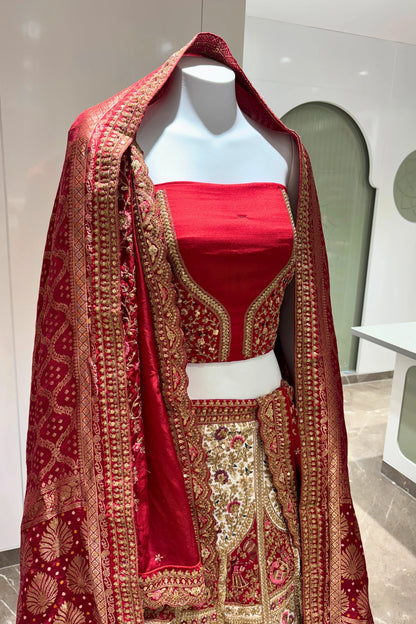 Majestic Tapestry Embroidered Lehenga Set