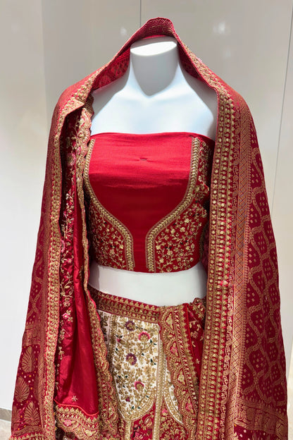 Majestic Tapestry Embroidered Lehenga Set
