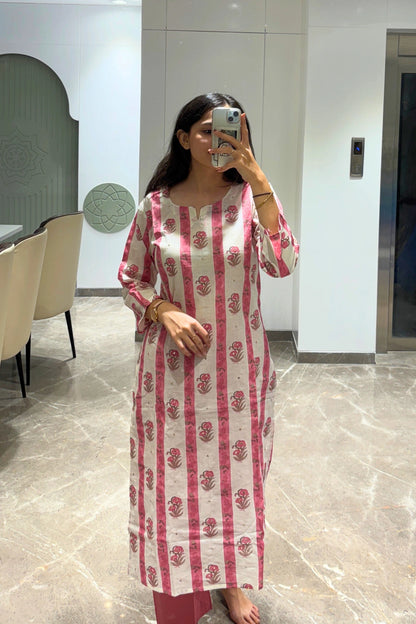 Blush Blossom Cotton Set