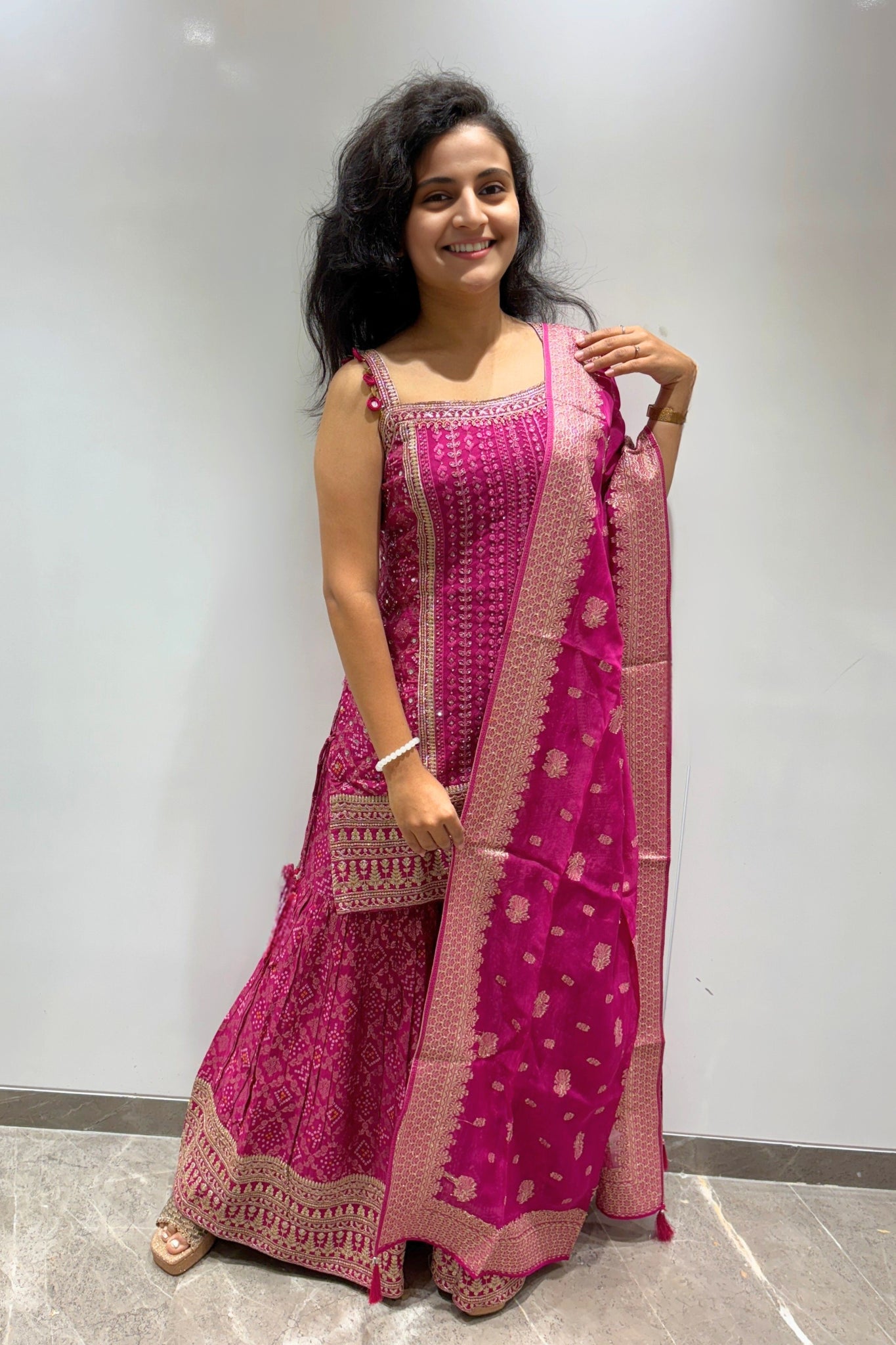 Heritage Banarasi Sharara Set