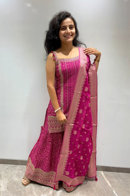Heritage Banarasi Sharara Set