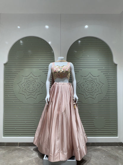 Rosé Royale Embroidered Lehenga Set