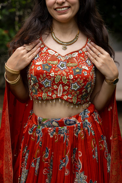 Ruby Raas Embroidered Lehenga Set