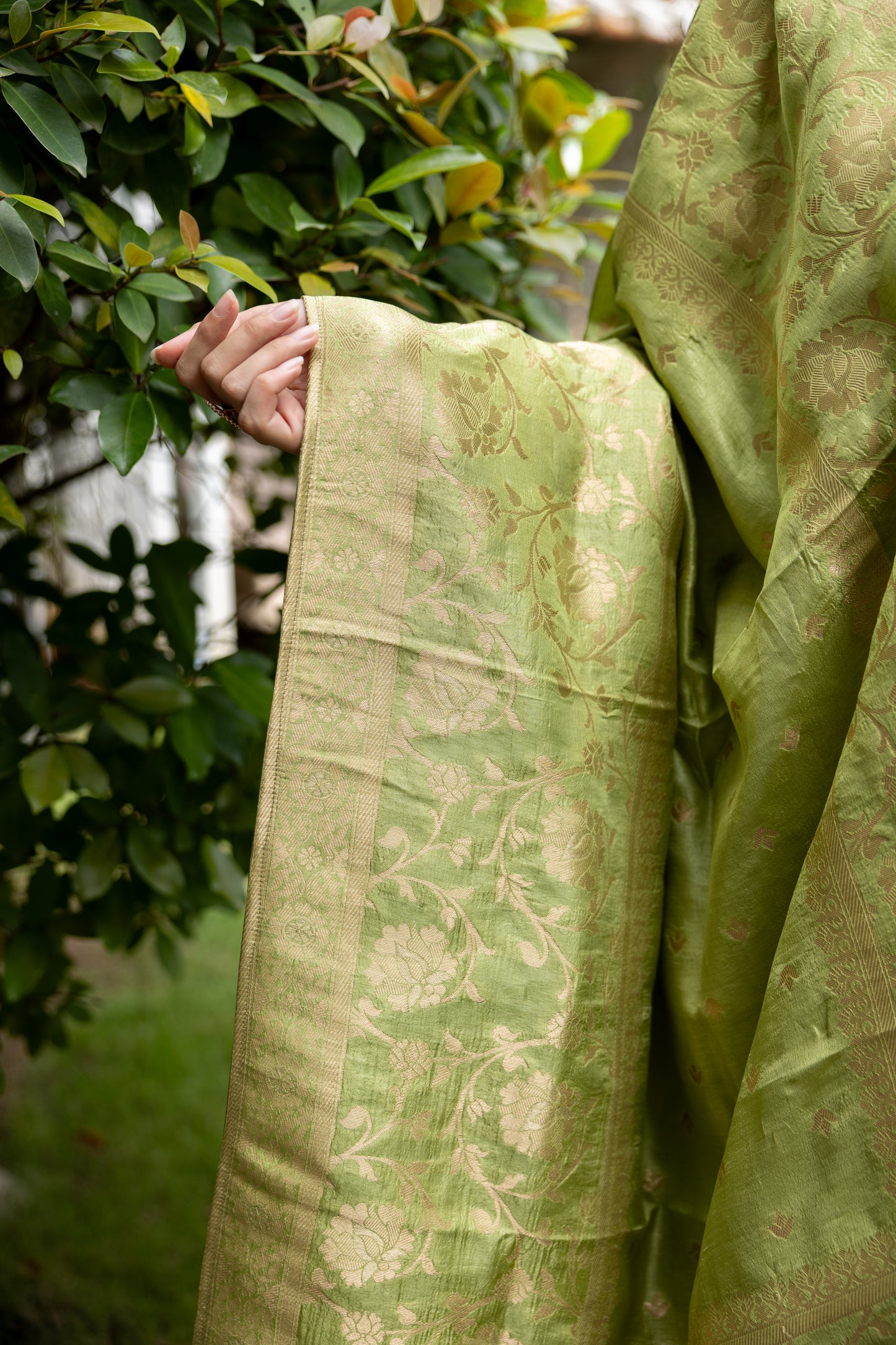 Mint Meadow Handwork Lehenga