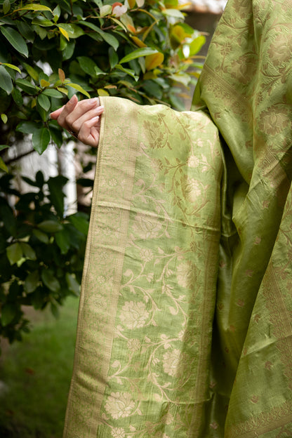 Mint Meadow Handwork Lehenga