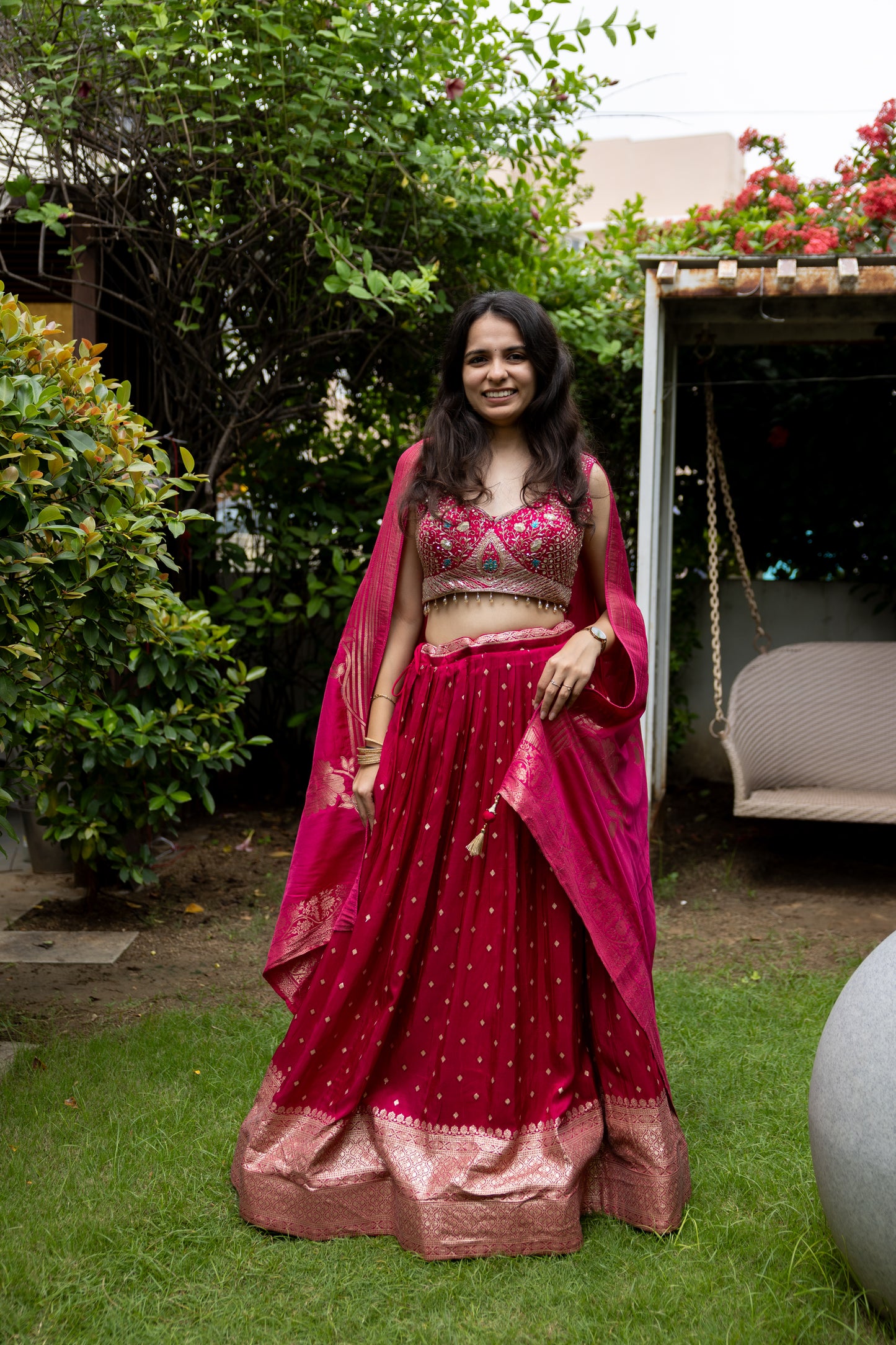 Gulbadan Zardosi Bloom Set