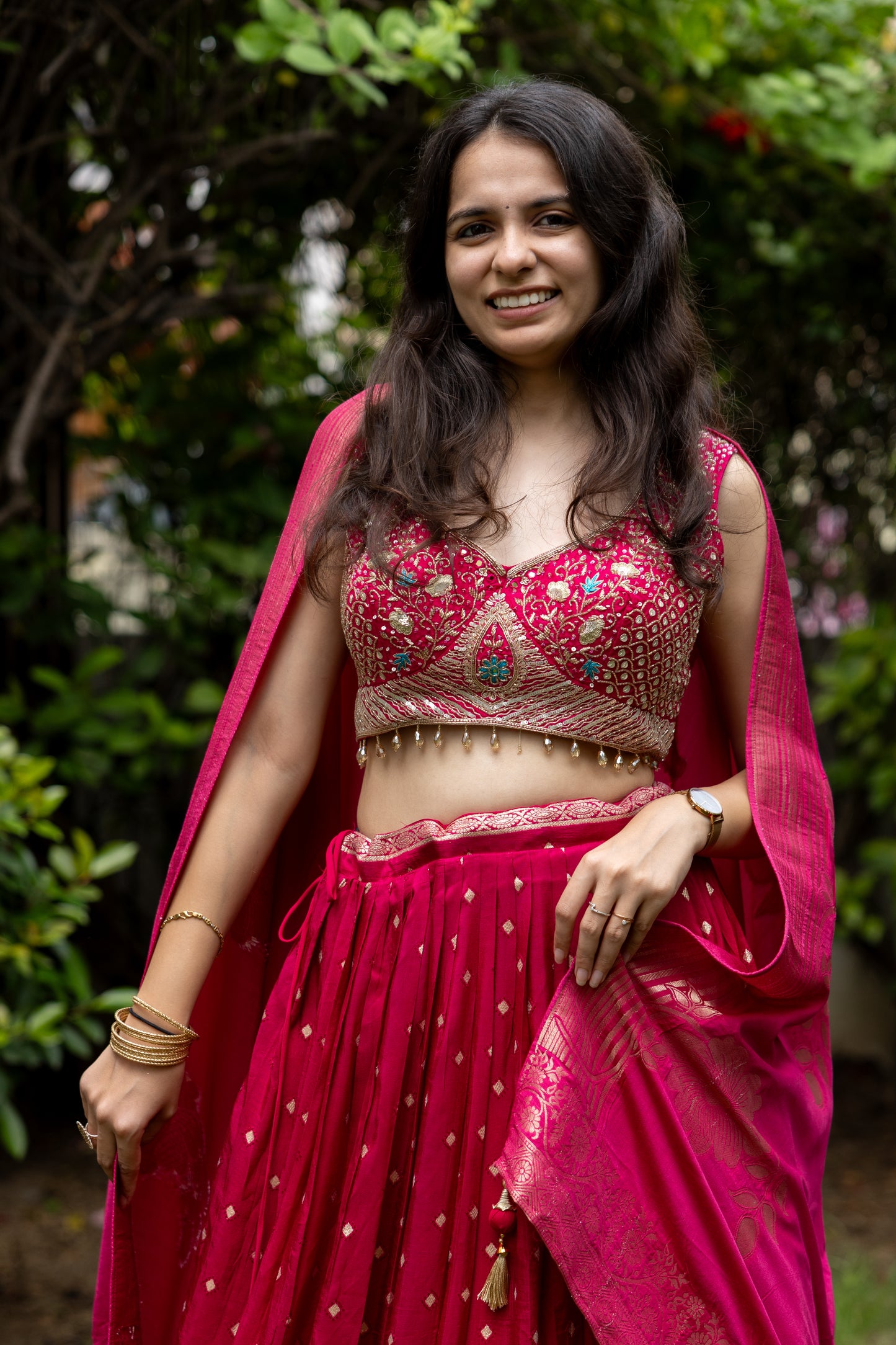 Gulbadan Zardosi Bloom Set