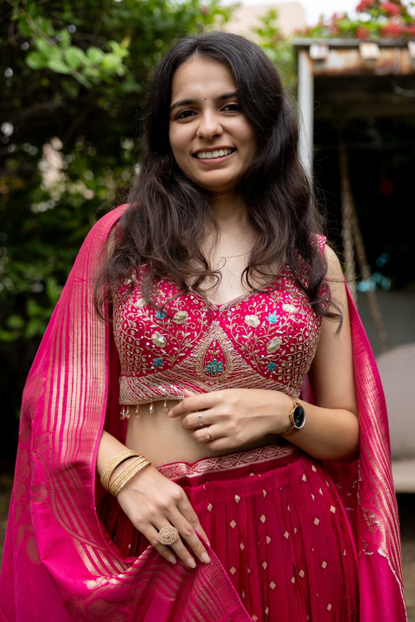 Gulbadan Zardosi Bloom Set