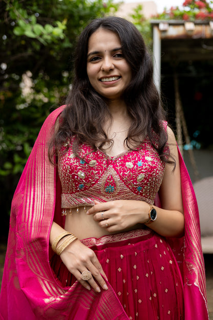 Gulbadan Zardosi Bloom Set