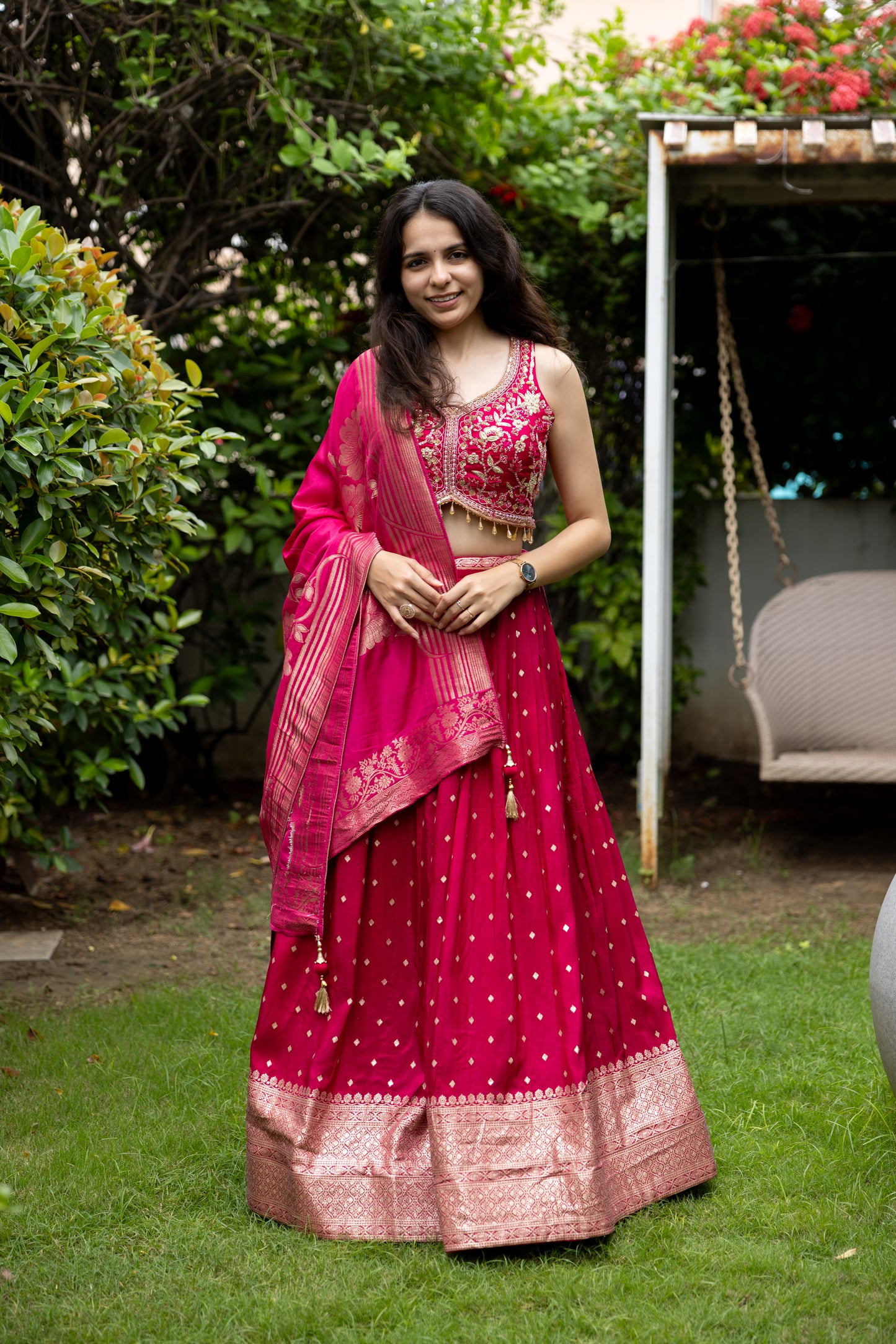 Rani Banarasi Zari Lehenga