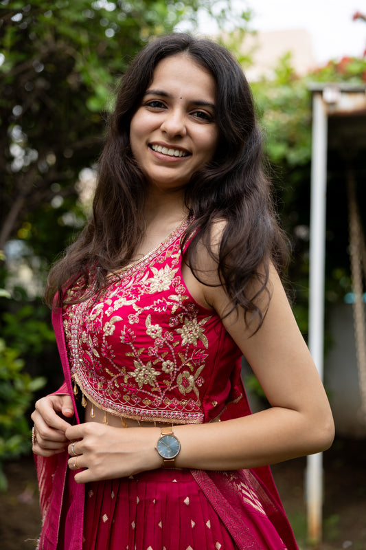 Rani Banarasi Zari Lehenga