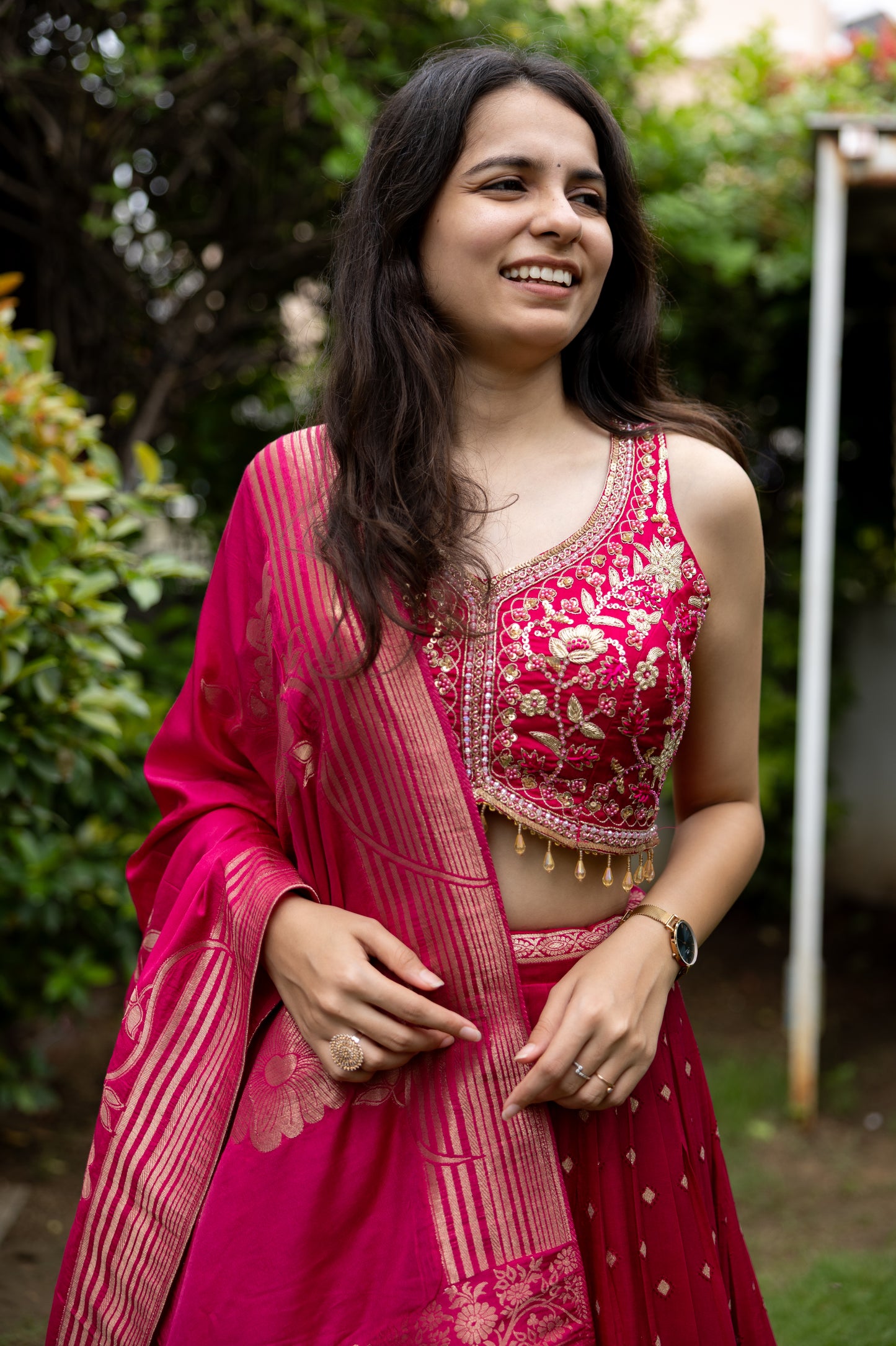 Rani Banarasi Zari Lehenga