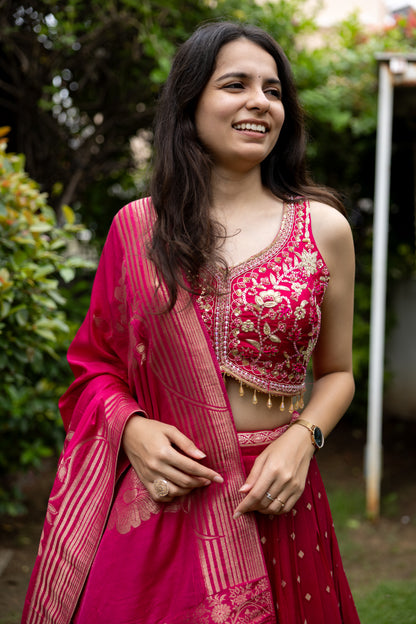 Rani Banarasi Zari Lehenga