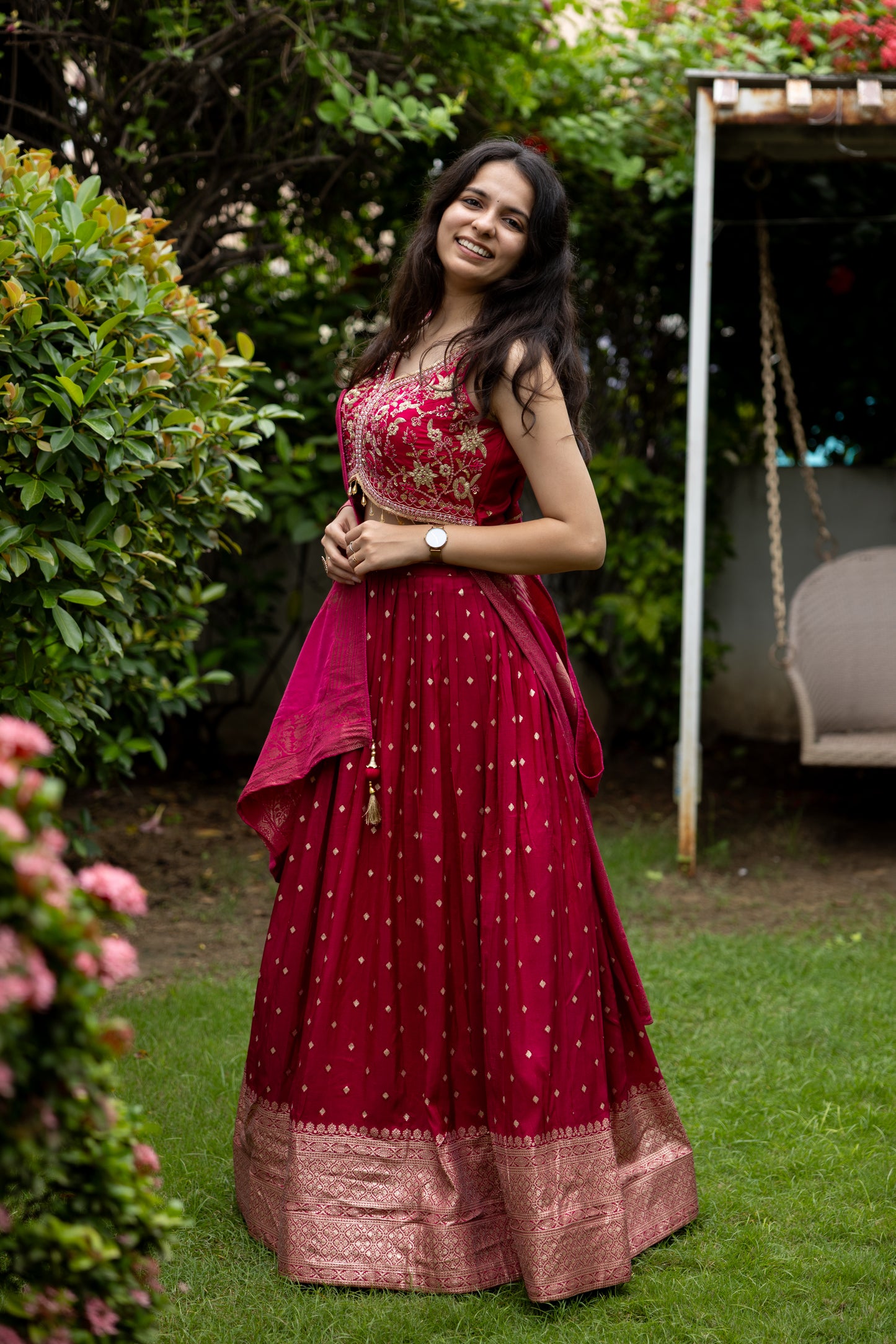Rani Banarasi Zari Lehenga