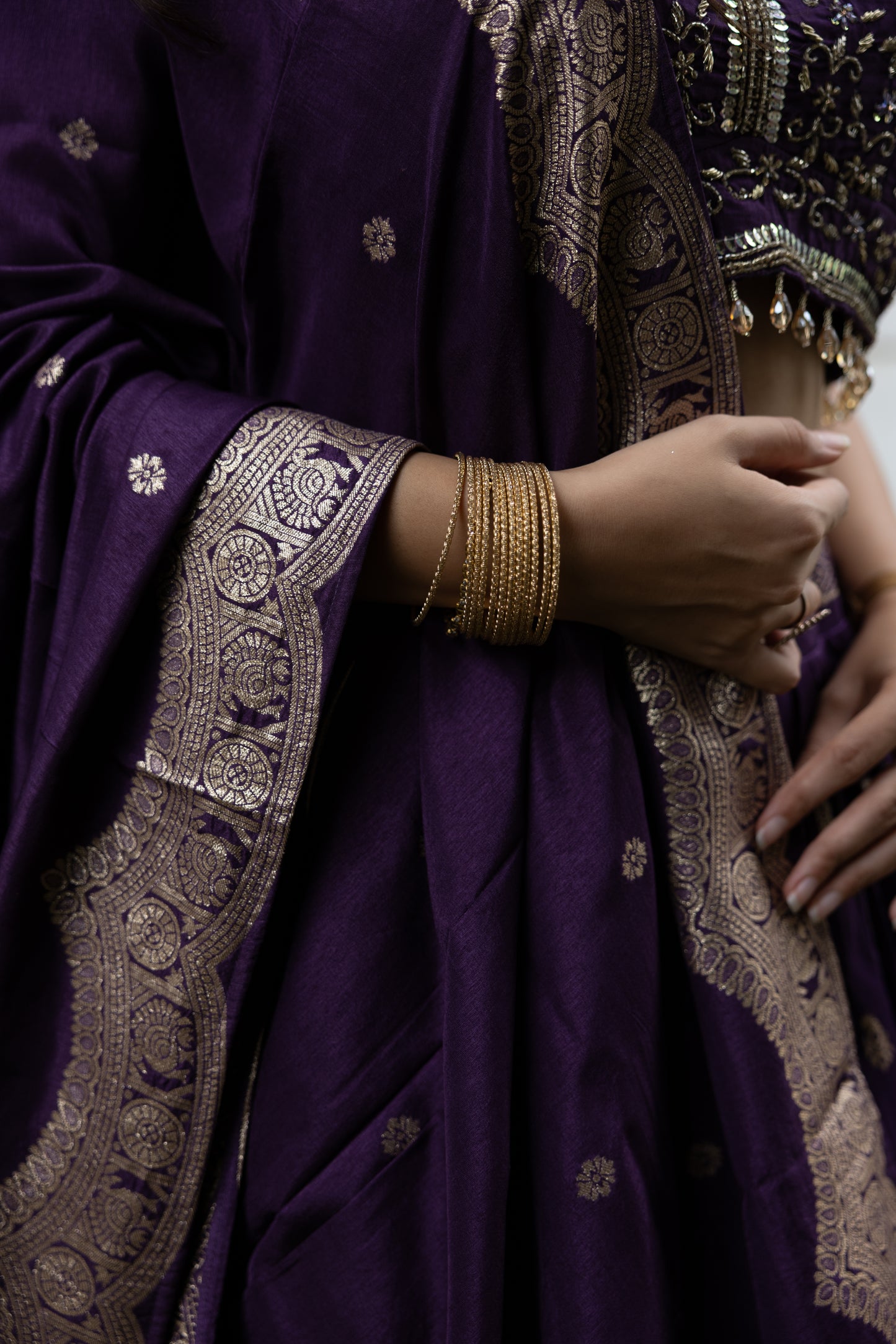 Amethyst Aangan Lehenga Set