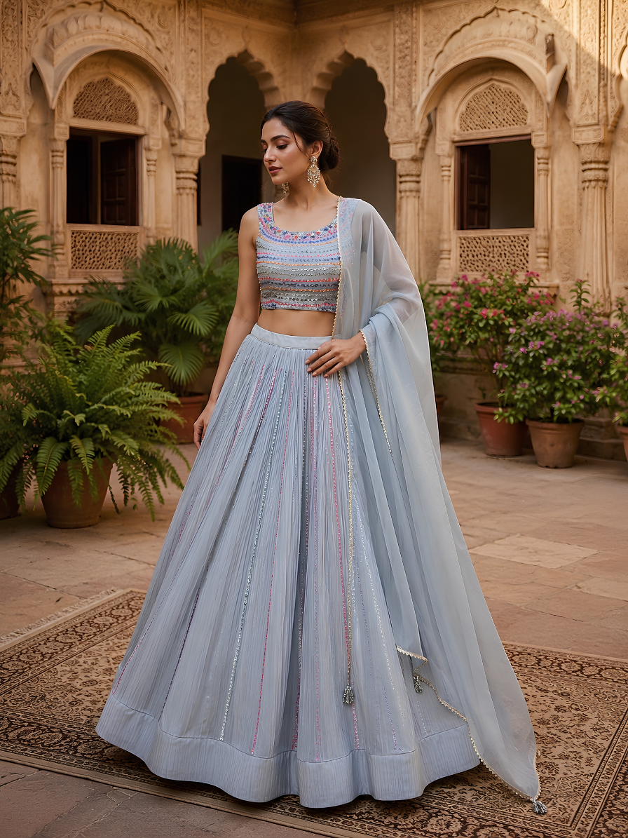 Celeste Harmony Embellished Lehenga Choli
