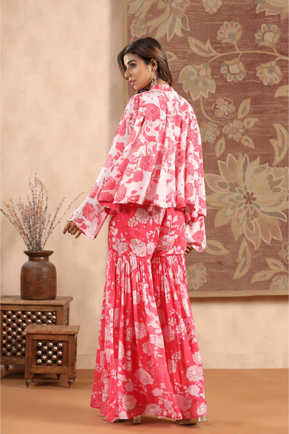 Blossom Chic Indo Western Set