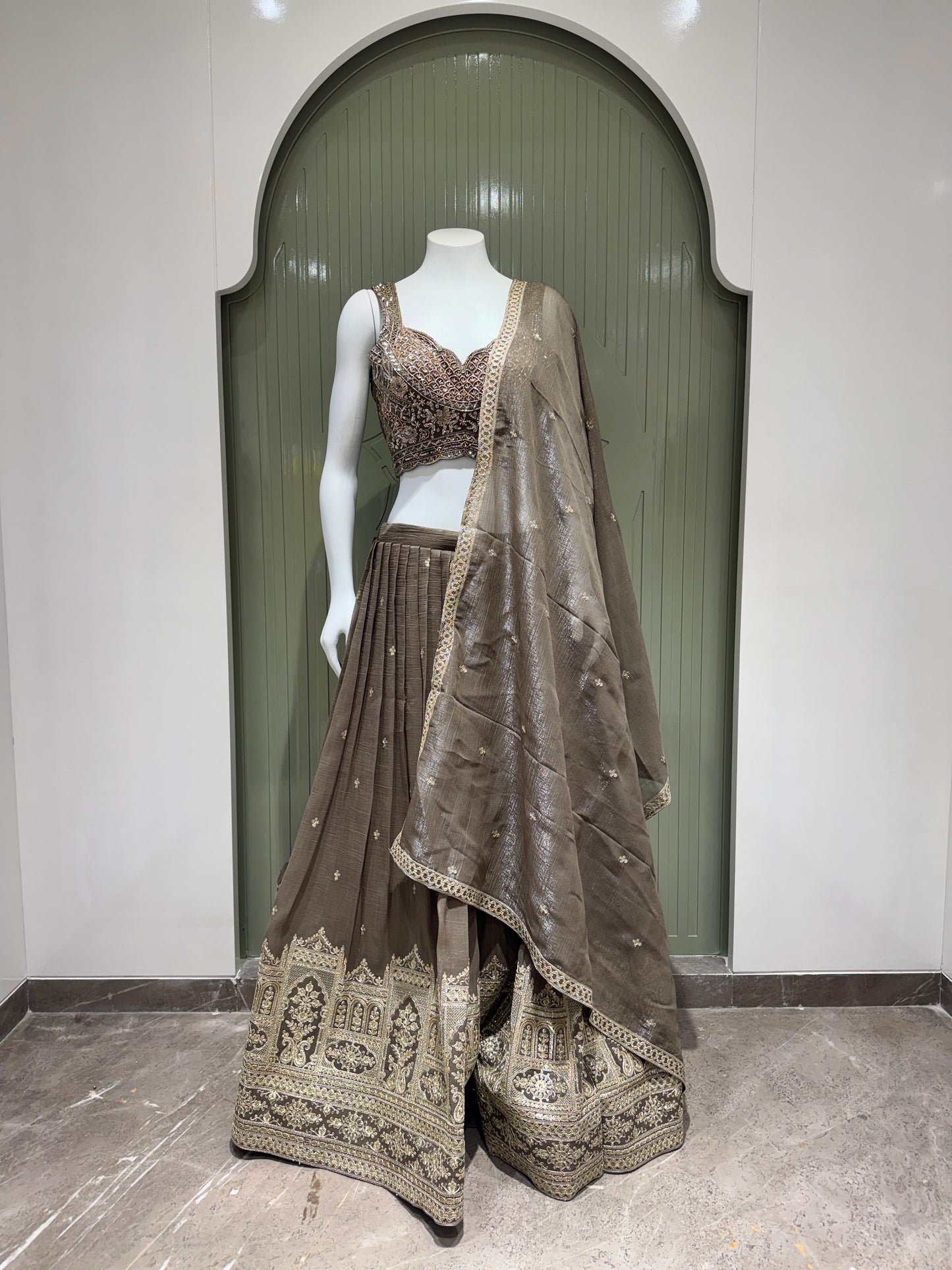Moonstone Heritage Embroidered Lehenga Choli
